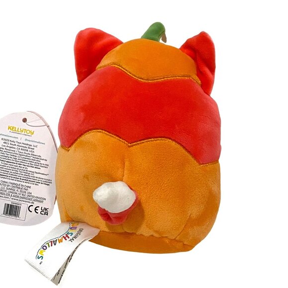 Squishmallows Fifi Fox Halloween Pumpkin 5" Plush Super Soft Stuffed Animal Fall - Picture 4 of 7